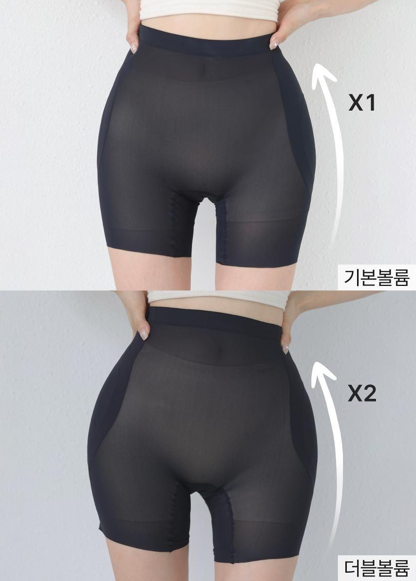 심리스 이너프리 쿨메쉬 골반뽕 4부 속바지_2type(기본/더블볼륨)