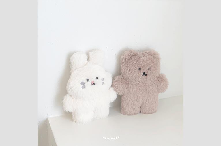 [차니베어] flat chanibear toy keyring (2type)