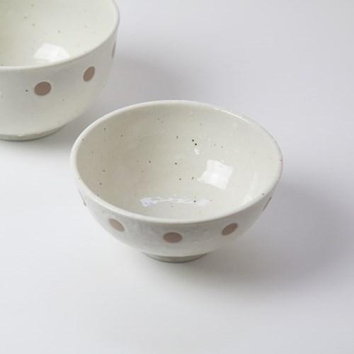 [특가] 나고미 고비끼 도트 밥공기 균일가 세일