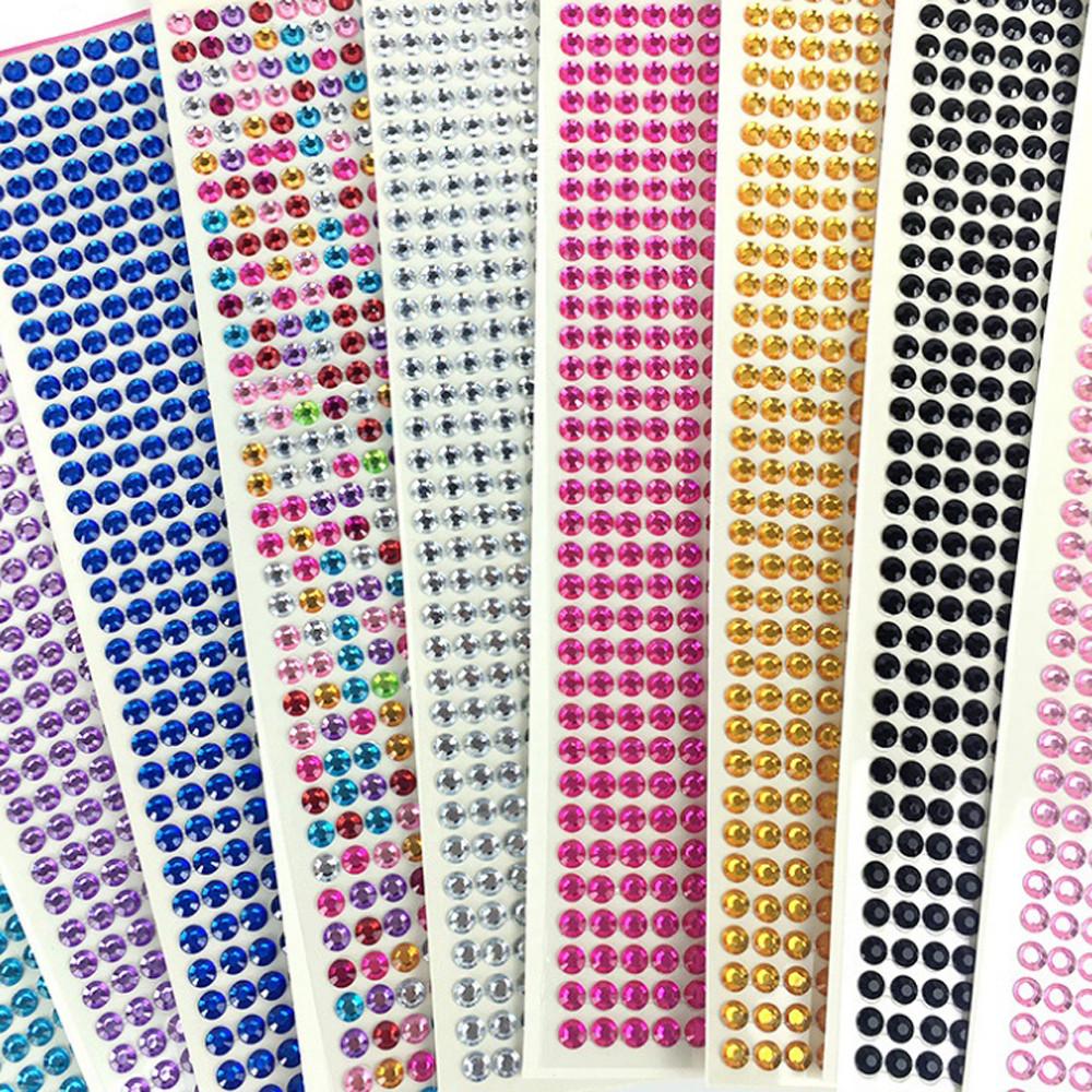 보석 스티커 크리스탈 큐빅 비즈 스티커 7종 만들기재료