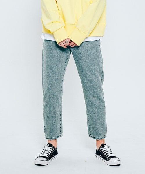 RE#9101 서퍼브핏 제이드그린 스탠다드 데님 팬츠