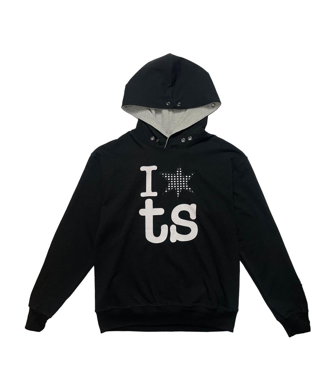 아일렛 후드티 블랙