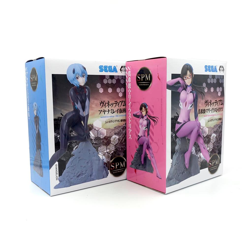 에반게리온 SPM 아야나미 레이 마키나미 마리 신극장판 피규어 2종 세트