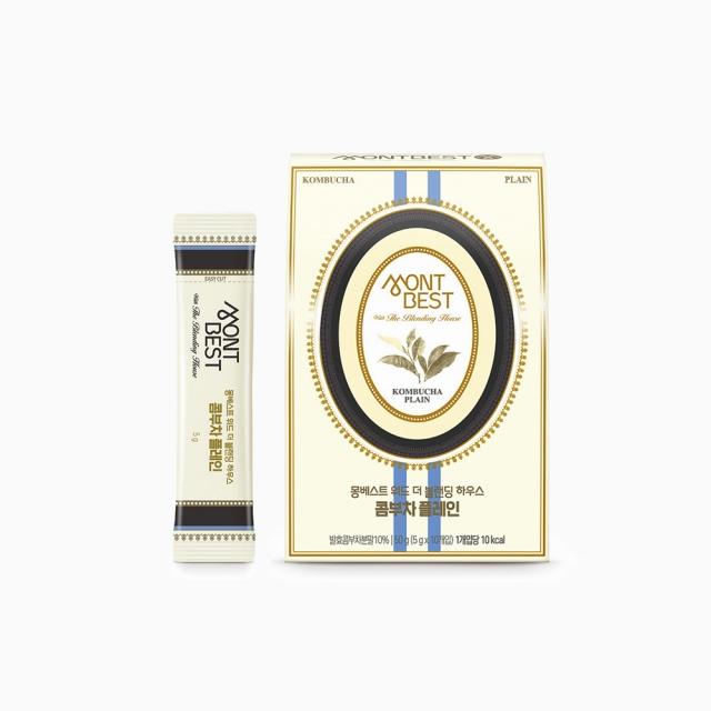[몽베스트] 블랜딩 콤부차 플레인 (10스틱)