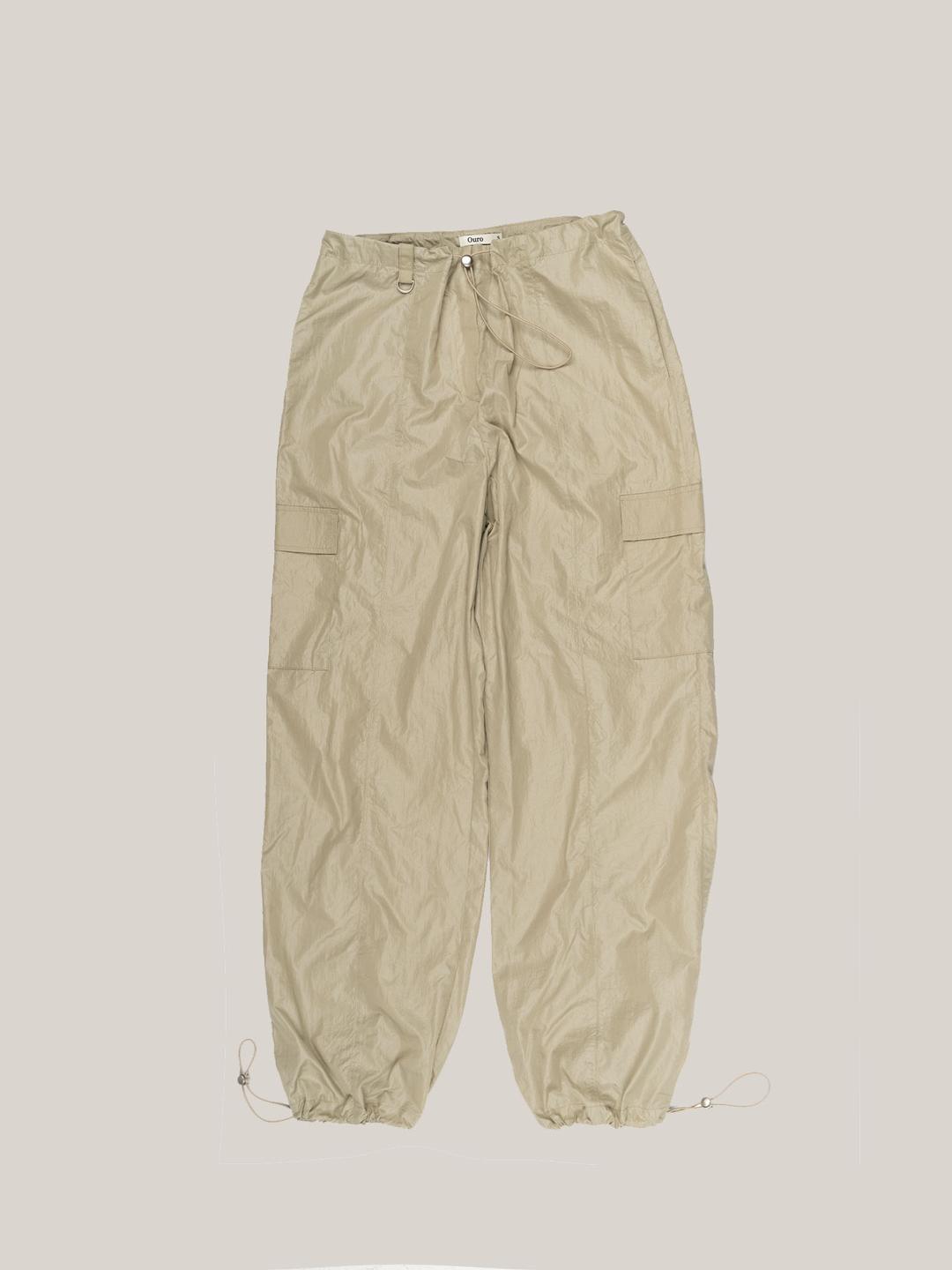NYLON CARGO PANTS [ MOSS ]