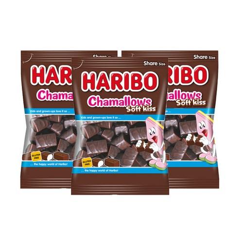 하리보젤리 초코 마쉬멜로우 소프트키스 200g x 3봉세트, 200g, 3개