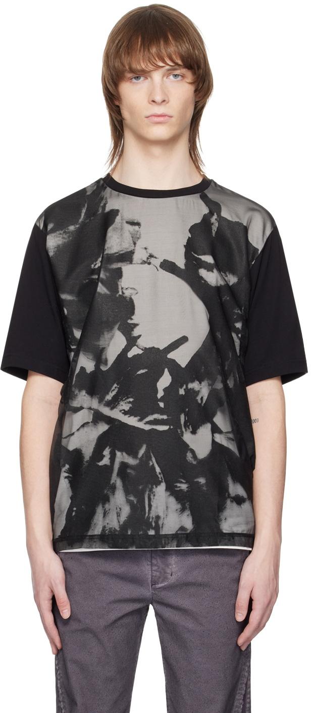 TAAKK Black Layered T-Shirt
