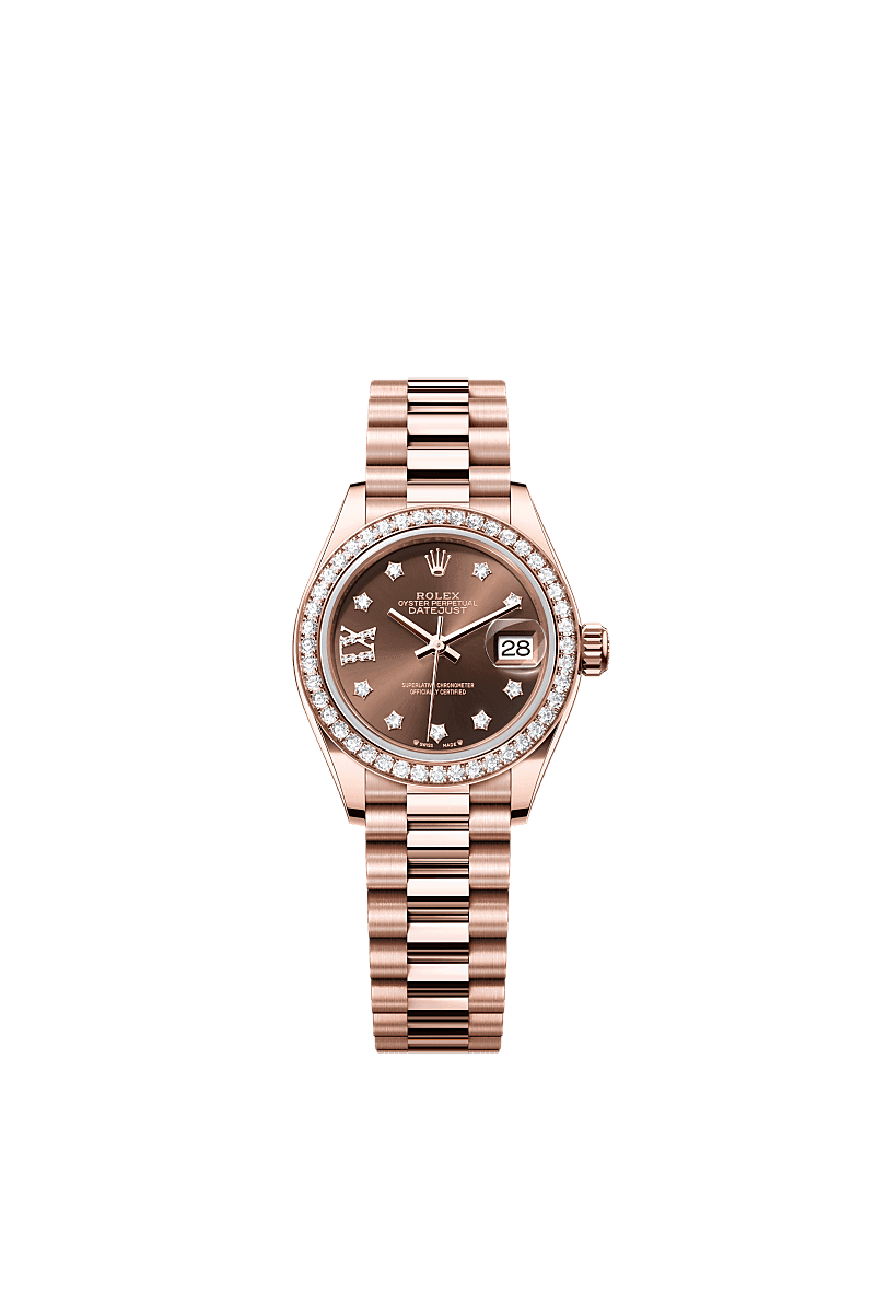 롤렉스 Lady-Datejust 시계: 18캐럿 에버로즈 골드 - m279135rbr-0001