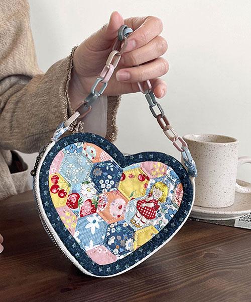 70-522 [패턴레시피 증정 원단패키지] 수입원단 블루톤_11종(1/8단위)