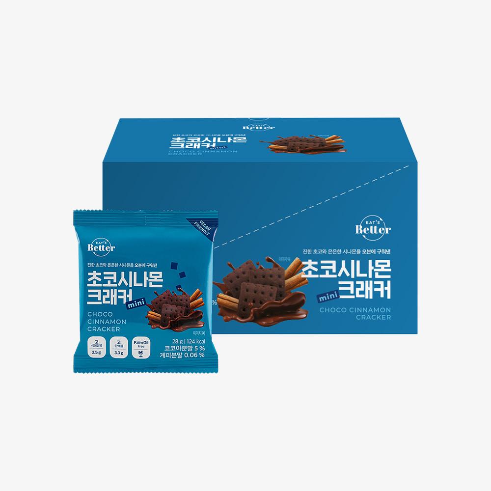 [잇츠베러] 초코시나몬 크래커 mini 28g 10개입 [원산지:국산]
