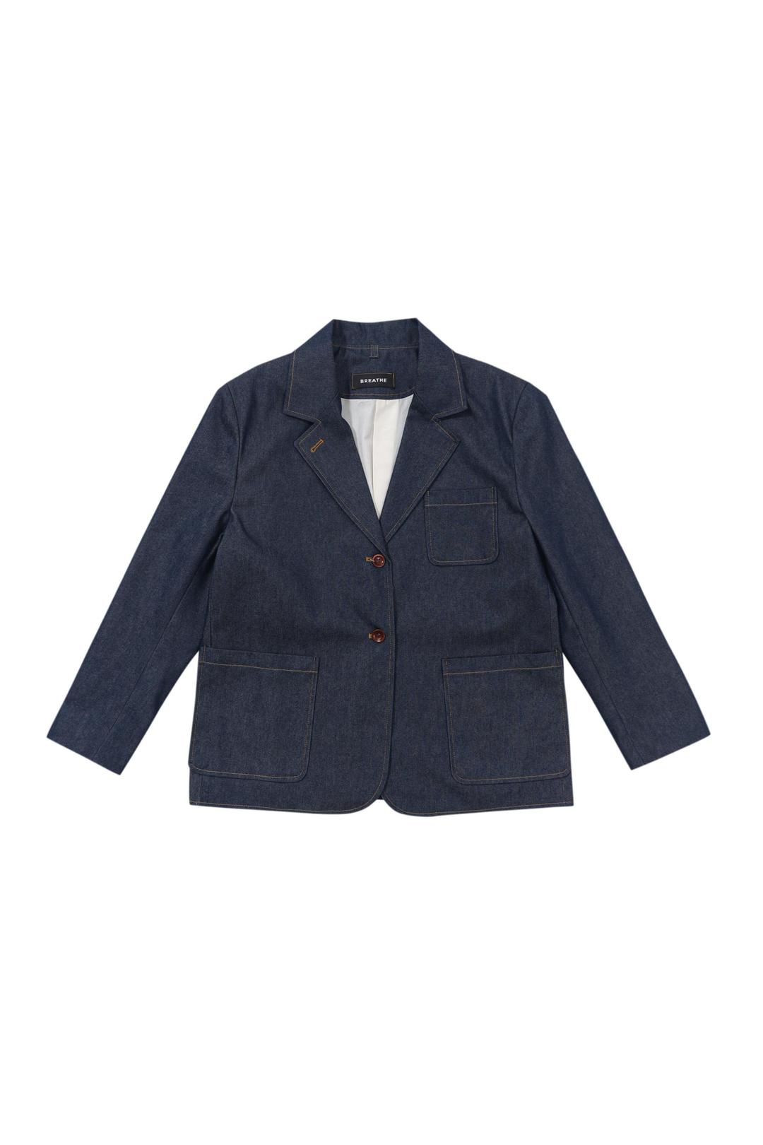 non-fade denim jacket