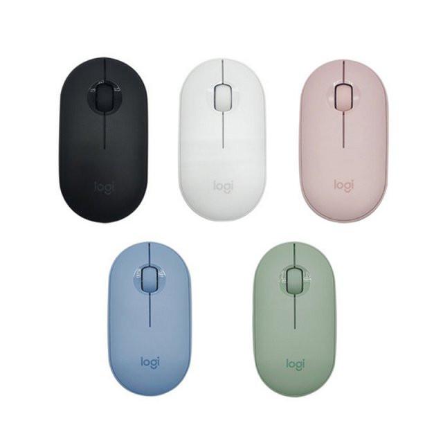 [로지텍 정품] 페블 M350 블루투스 마우스 화이트 블랙 핑크 블루 그린 [병행정품]