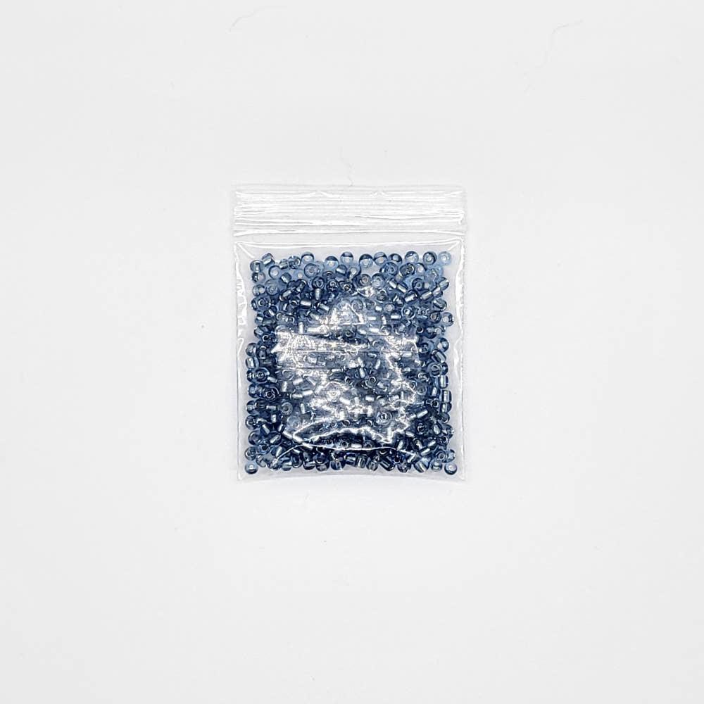 [2차 리오더] 블루실버 시드비즈 3mm (500개 묶음)