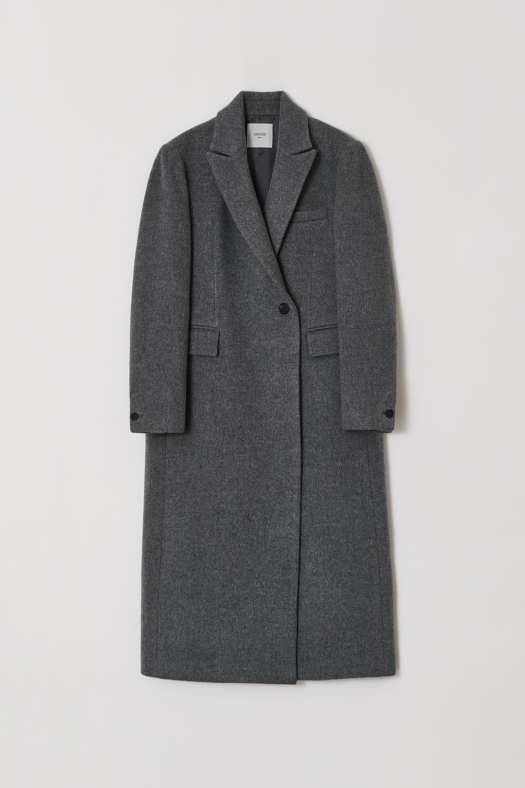 [2nd-order] [예약배송] Wool straight coat (Grey)