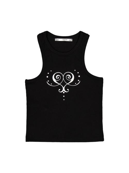 BACK POCKET HEART SL / BLACK