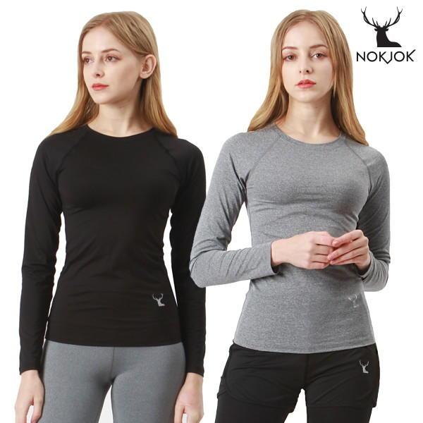 [녹족]녹족 요가복 필라테스복 지젤 긴팔티