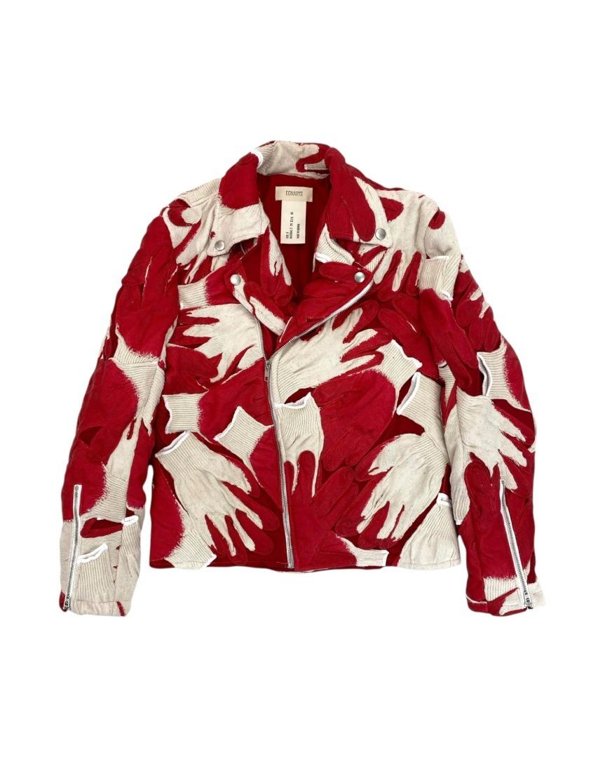 Rider Jacket Made With Work Gloves