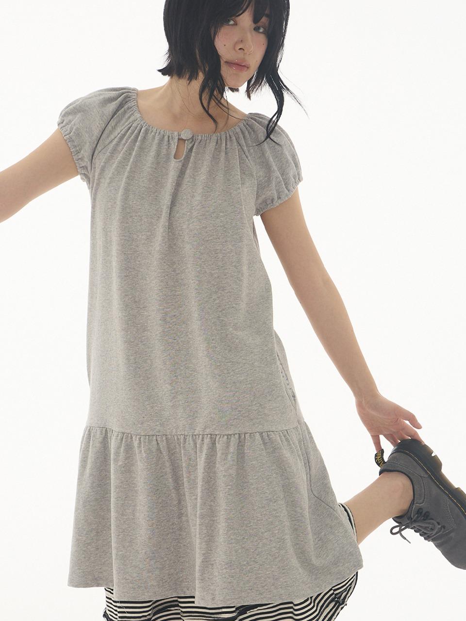 [3월 중순 예약 배송] MELLOW DRESS MELANGE GREY