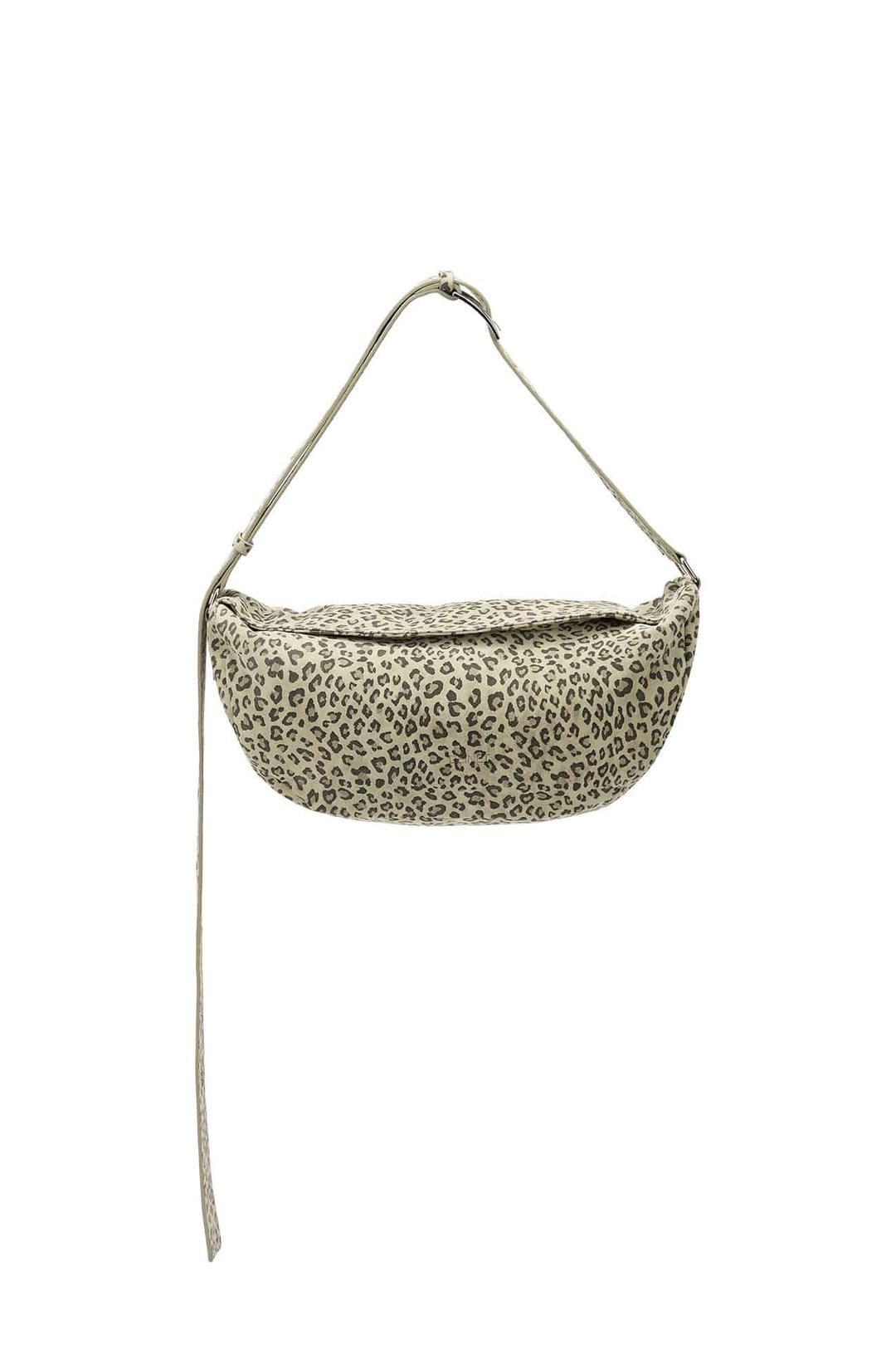 HALF ROUND BELT BAG IN LEOPARD