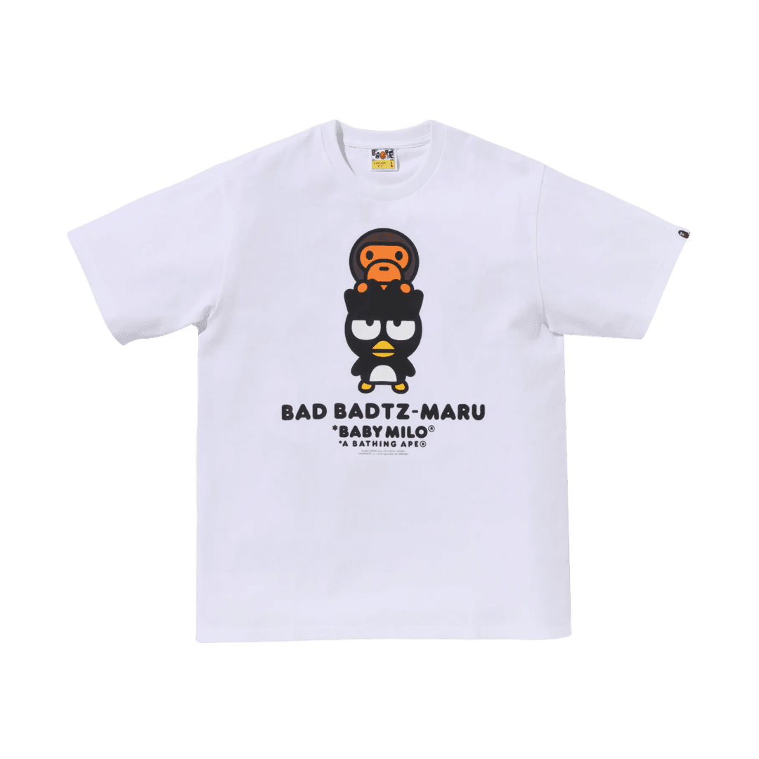 BAPE Baby Milo x Bad Badtz-Maru T-Shirt White