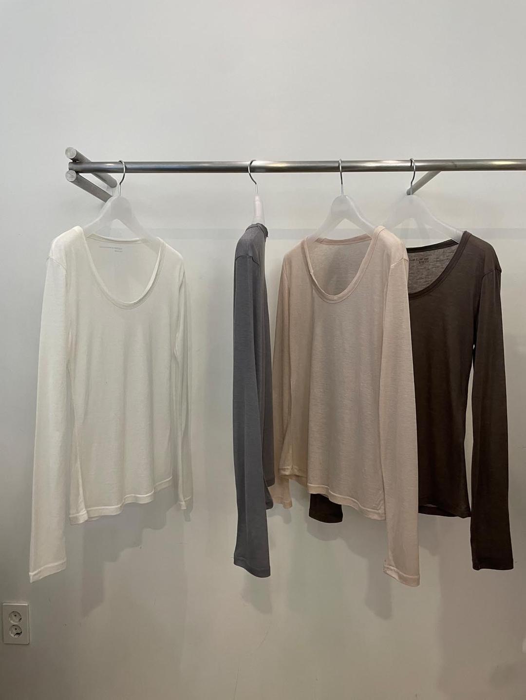 cutting neck lettering top (4color)