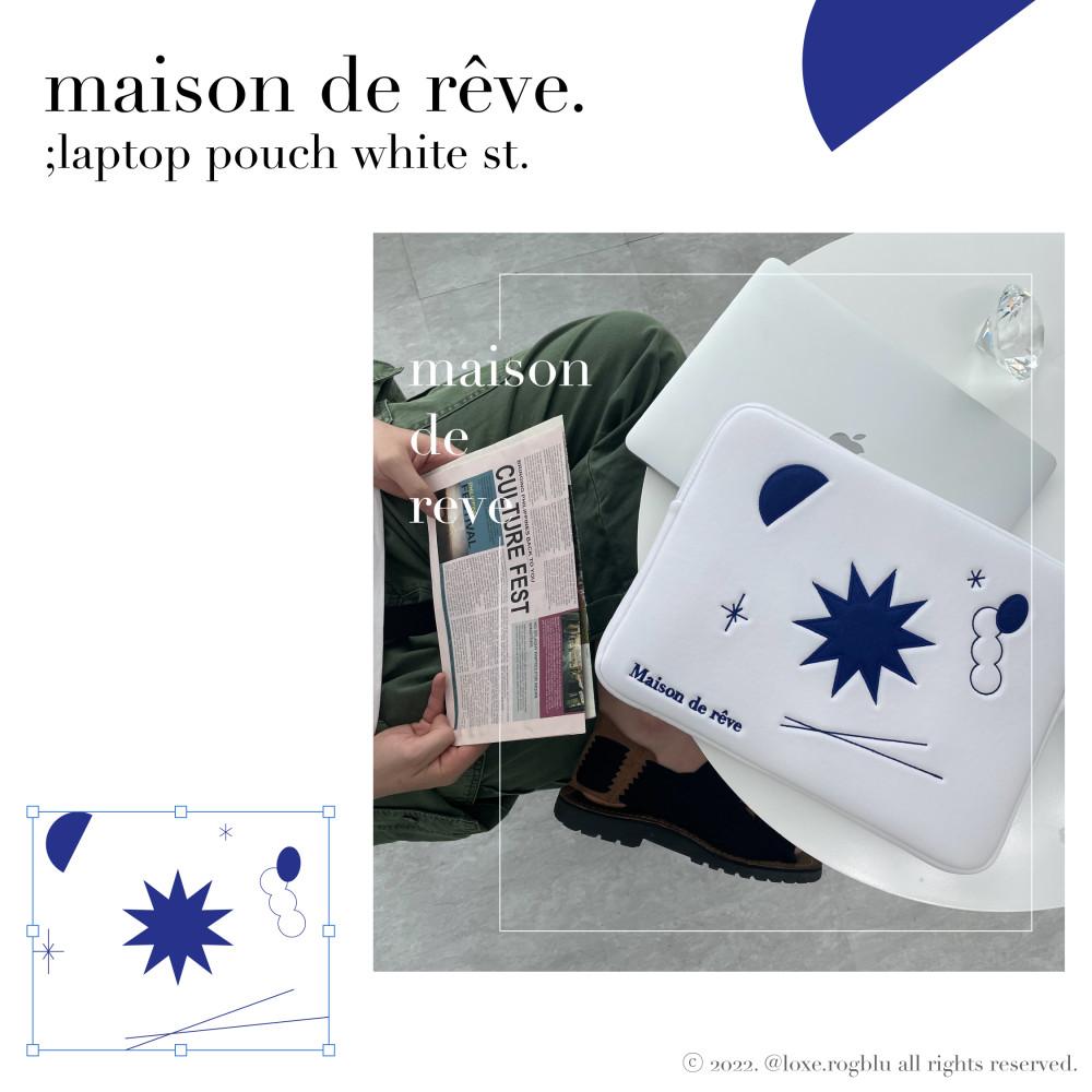 maison de reve pouch_white