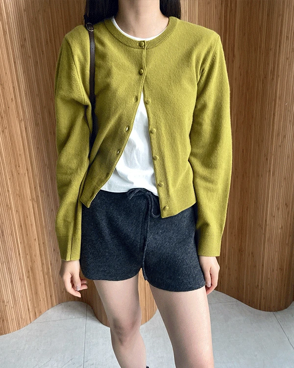 25FW 캐시미어 콩 가디건