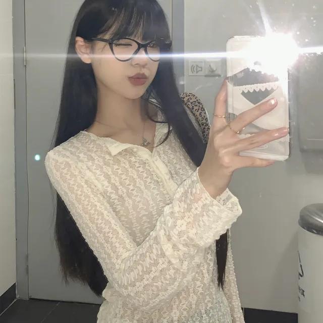 프림 버튼 여리핏 긴팔티-t