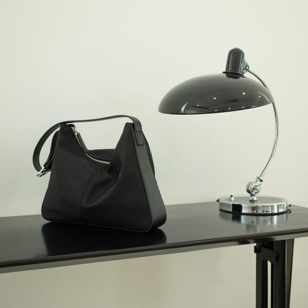 Plain nylon bag_black