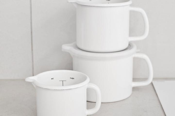 본아페 법랑 계량컵 손잡이 메져저그 인덕션 냄비