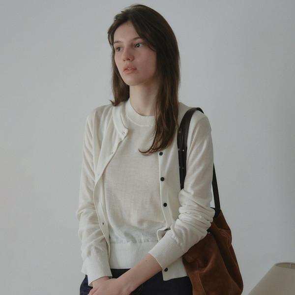 Arven Button Knit Cardigan_4Color