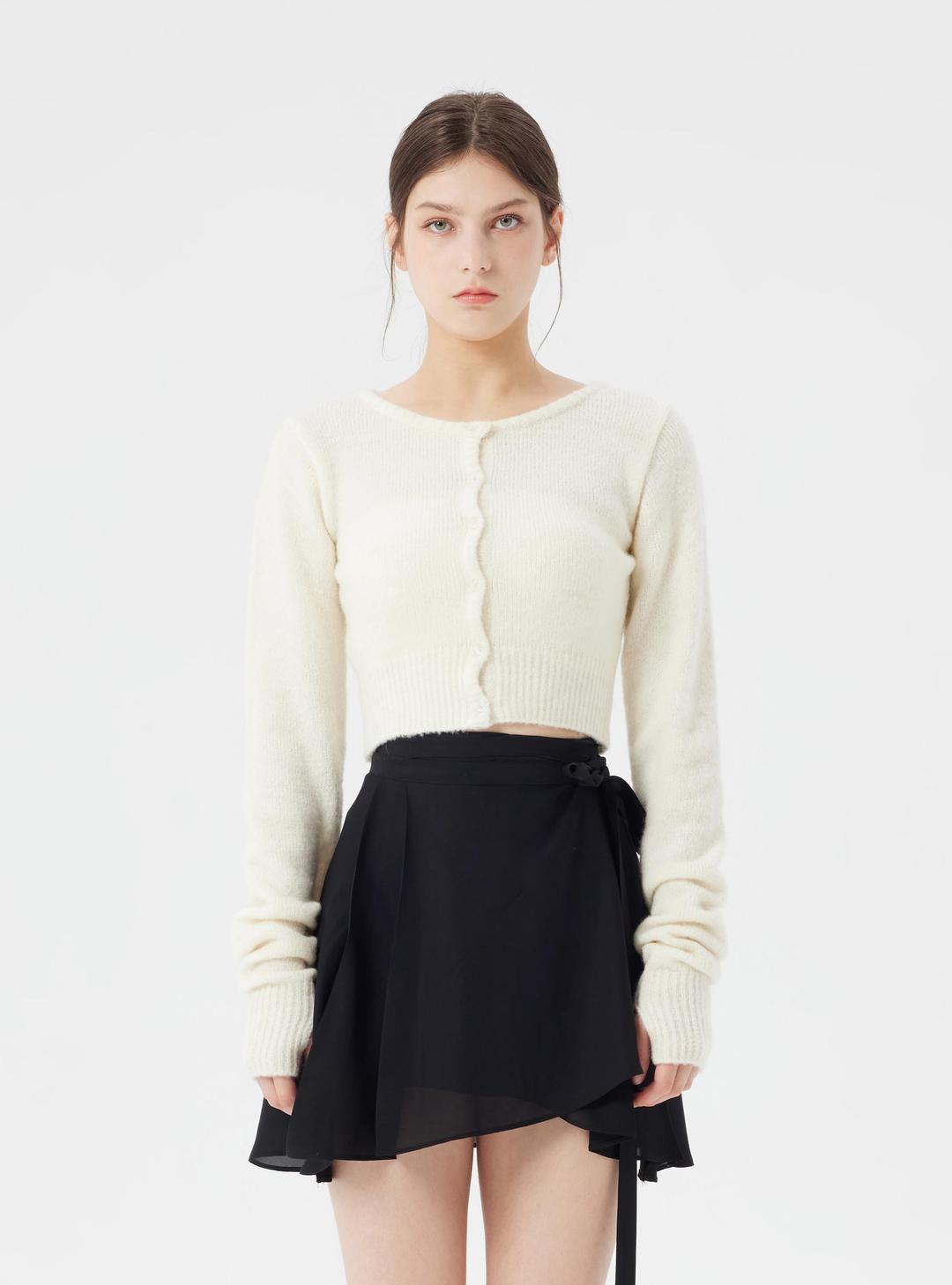 이자벨 니트 카디건  Isabelle knit cardigan (2color)