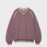 Sporty Overfit Sweatshirts Smoke Pink