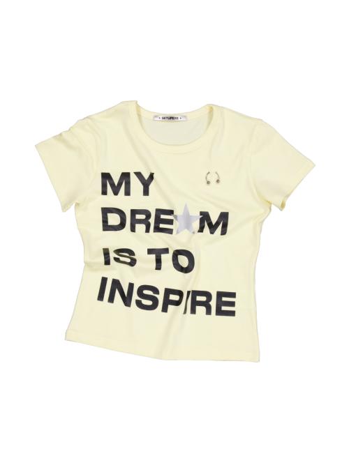 DREAM PIERCING TOP / YELLOW