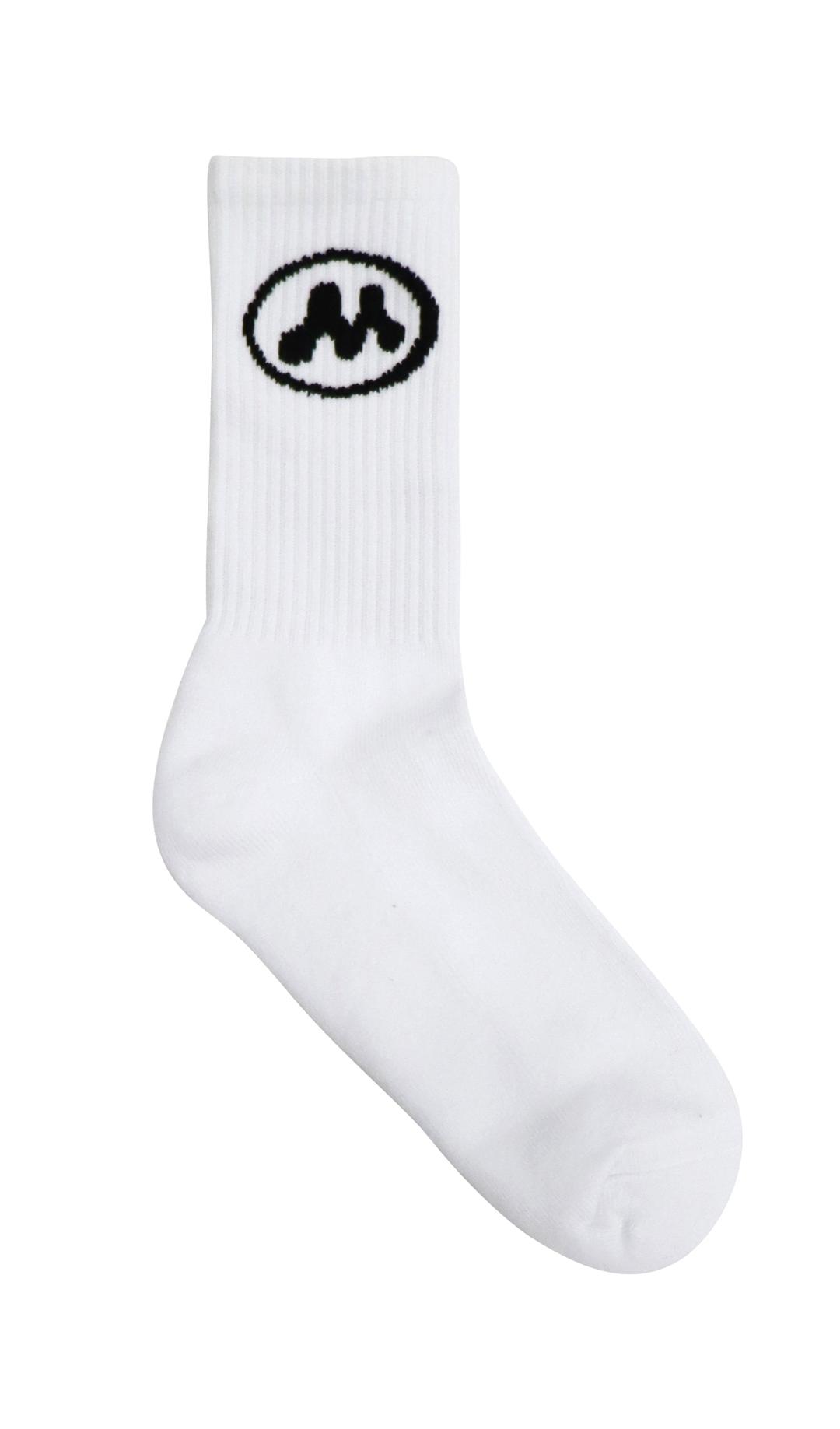 M Socks White - White / S-M