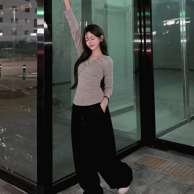 빠른발송🚀주문폭주🔥[숏/롱][기모안감추가][핏보장][문의폭주]존예핏 와이드 핀턱 트레이닝팬츠