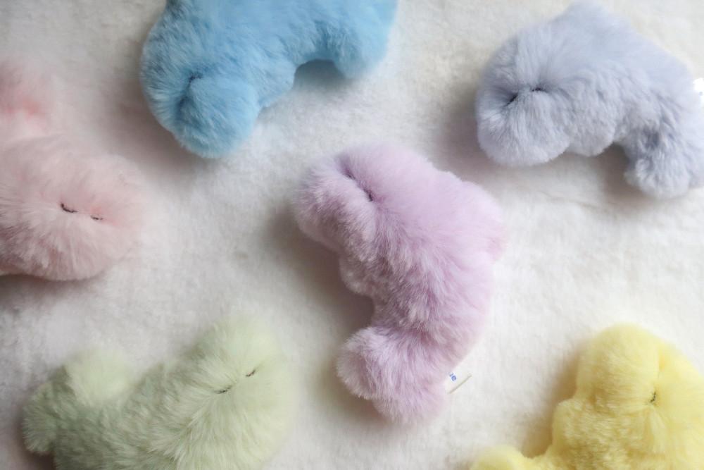 보송보송 아기 돌고래 핸드메이드 인형 키링