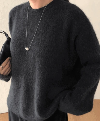 파시드 앙고라 니트 (2color)