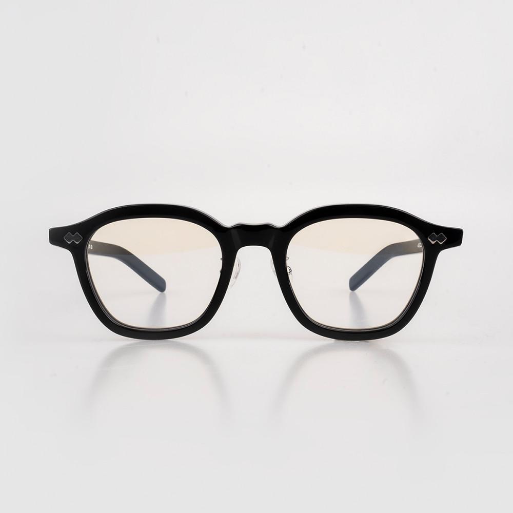 하리보 블랙 뿔테 아넬형 꾸안꾸 포인트 쌩얼 안경 긱타 아이웨어