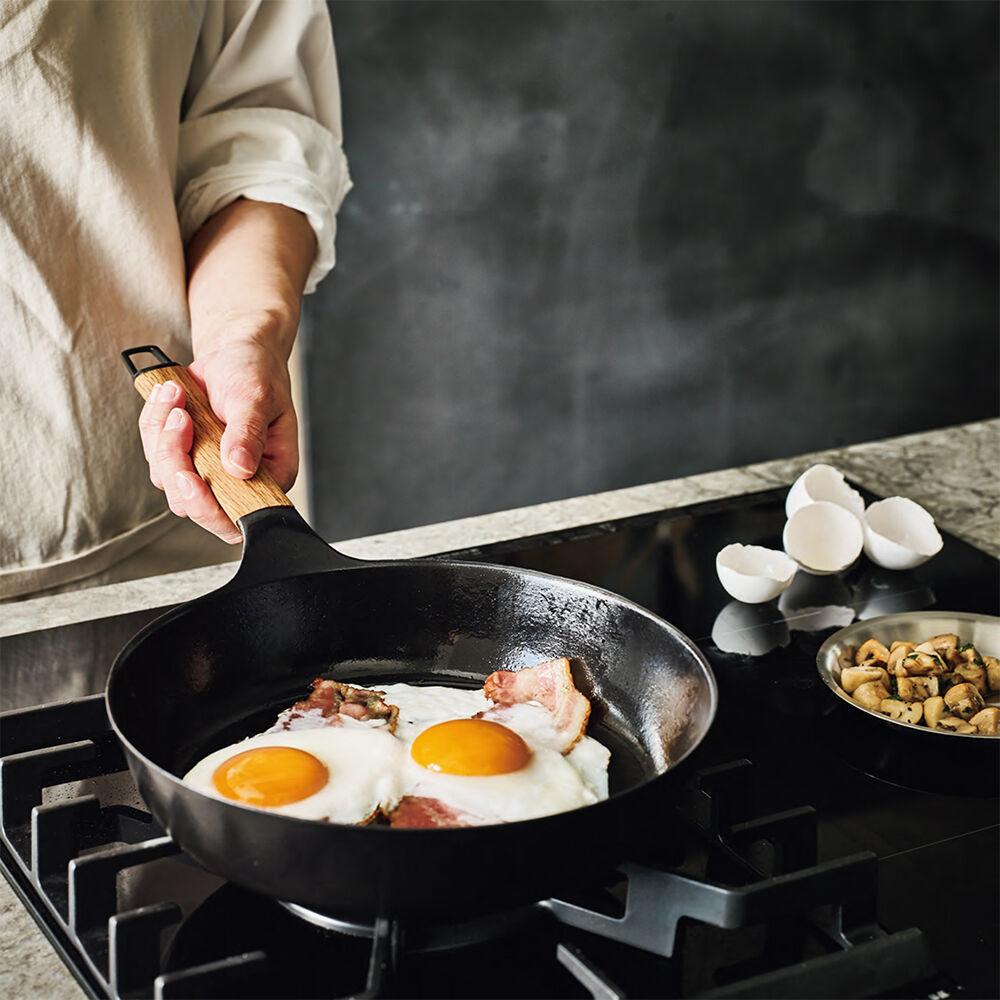 [버미큘라] 순간증발 주물 법랑 프라이팬 20~28cm (인덕션 겸용 / 레시피북 증정)