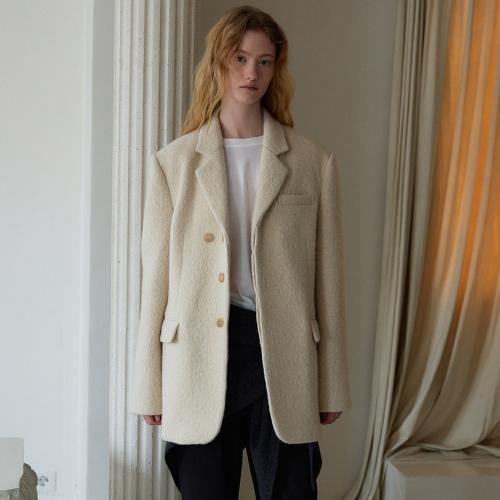 Blur Wool Jacket (Ivory)