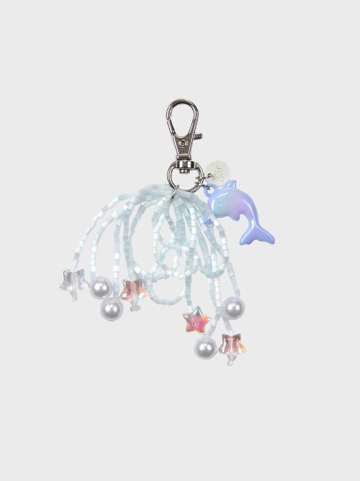 SPARKLE DOLPHIN DECO KEYCHAIN (BLUE)