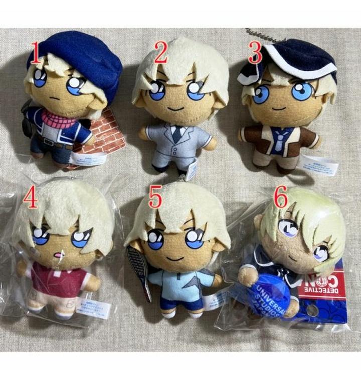 [티몬] 명탐정 코난 누이 카이토 신이치 남도일 피규어 괴도키드 굿즈 아무로 홍장미 봉제인형