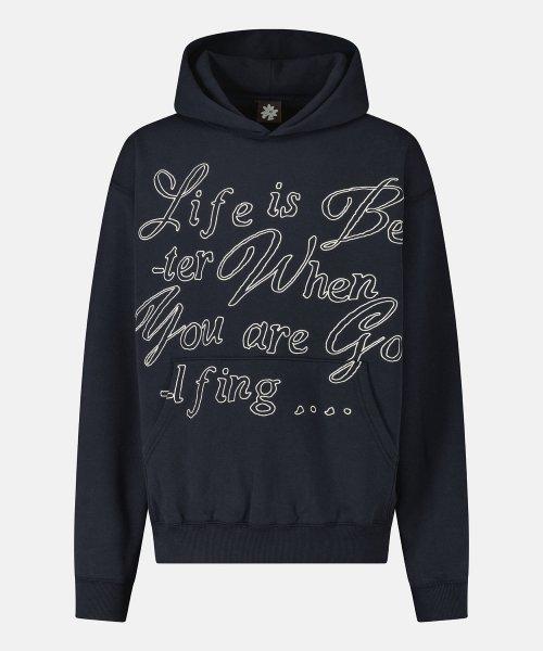 Wise Word Hoodie Navy