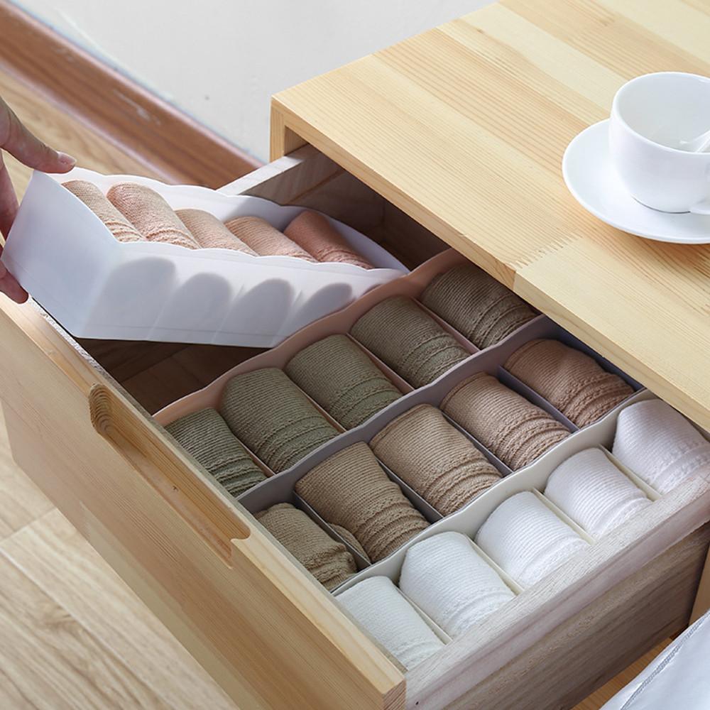 무타공마켓 심플 양말정리함 칸칸이정리함 속옷 수납함