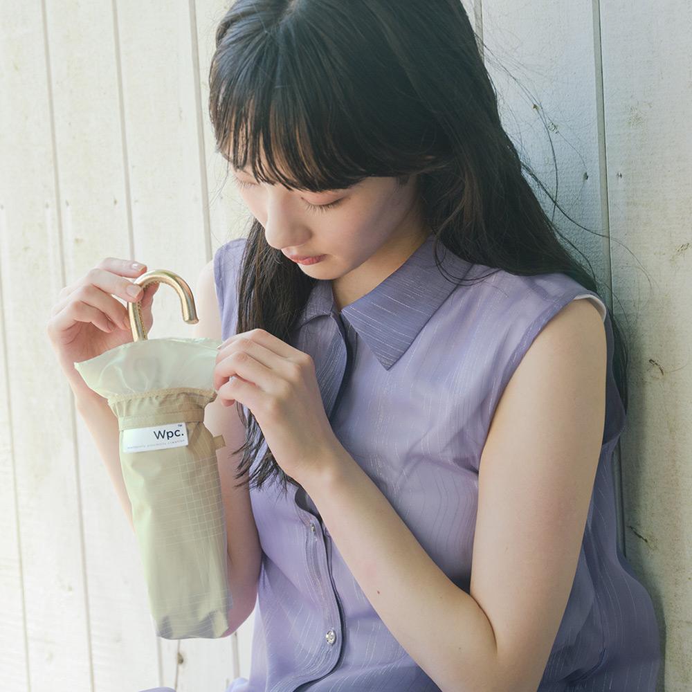 wpc양산 체크프릴 쿨링 UV차단 암막 3단양산 801-13223-102