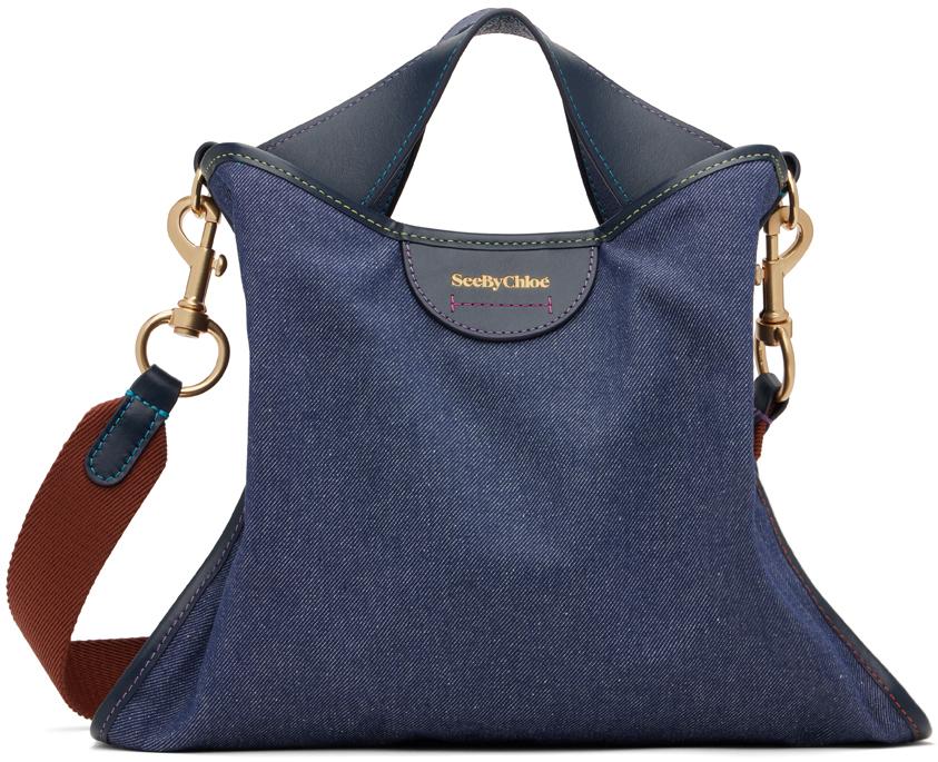Blue Small Joan Denim Bag