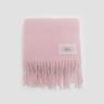 로라로라 LACE LABEL HAIRY MUFFLER PINK