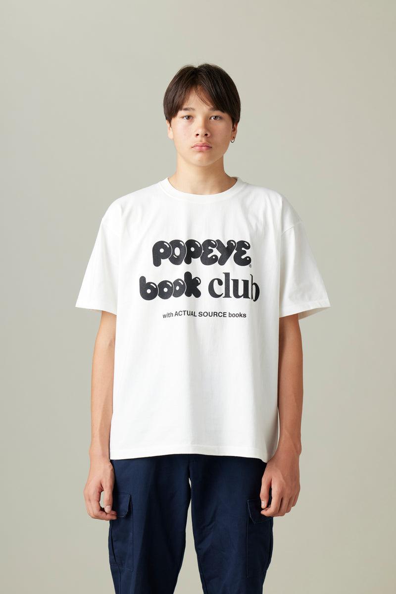 [受注生産・12月後半から発送予定] POPEYE BOOK CLUB Club T-Shirt / Vanilla White