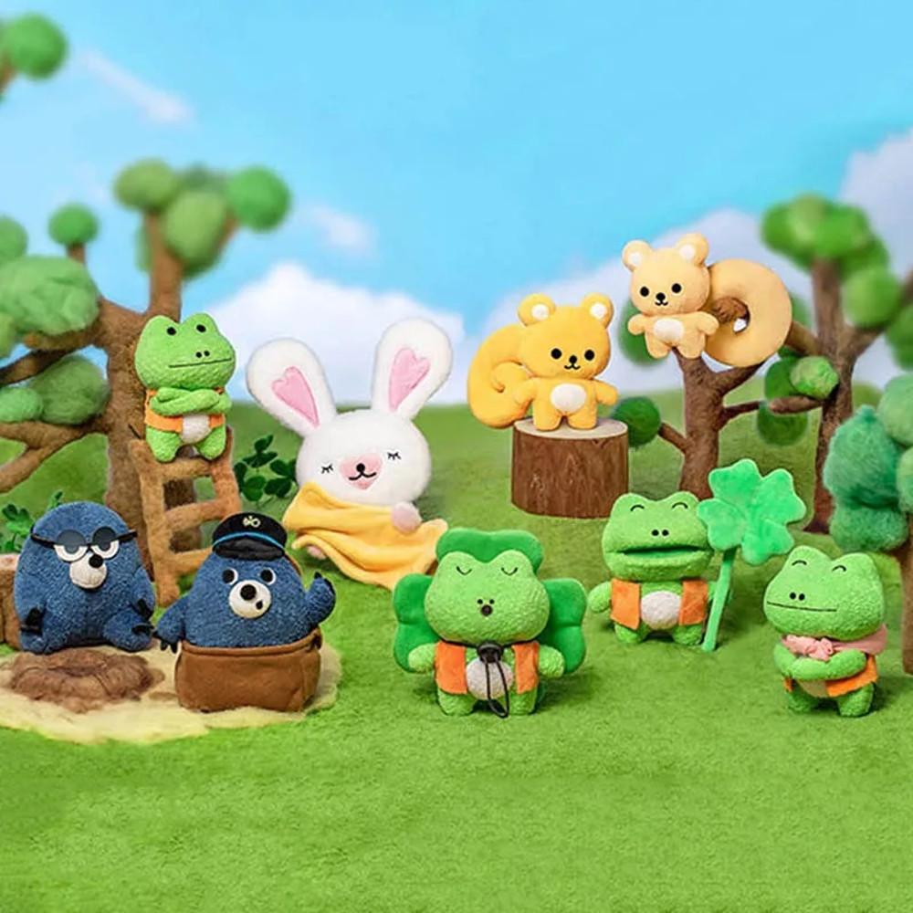 mofy 모피와 친구들 플러시 시리즈 봉제 인형 랜덤 블라인드 풀박스 세트 선물 케리